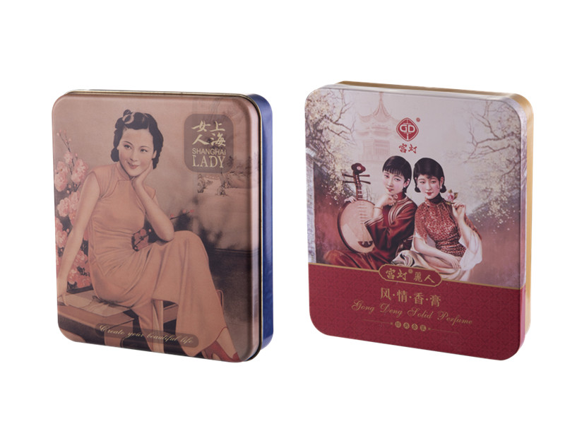 small rectangular tin box 