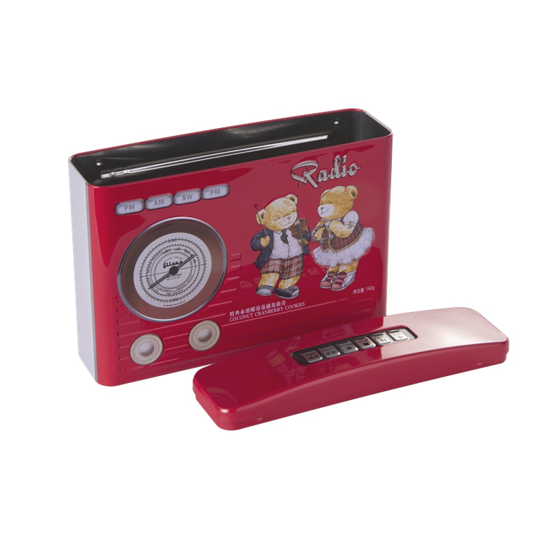 Christmas cookie tin box