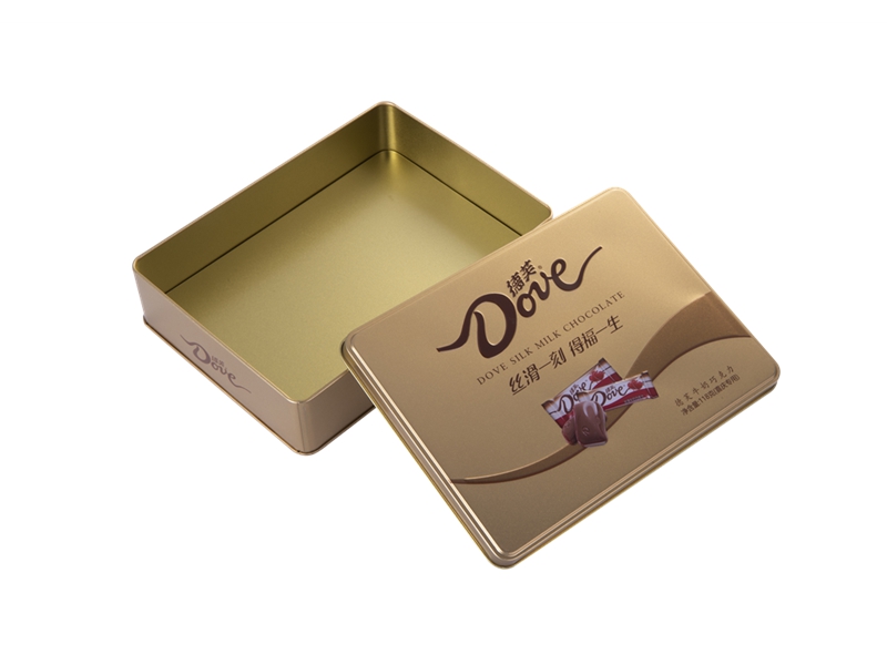 Classic chocolate tin box