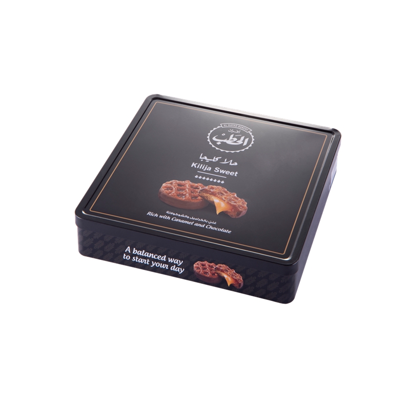 Square cookie tin box manufacturer