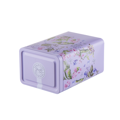 Exquisite rectangular egg roll tin box