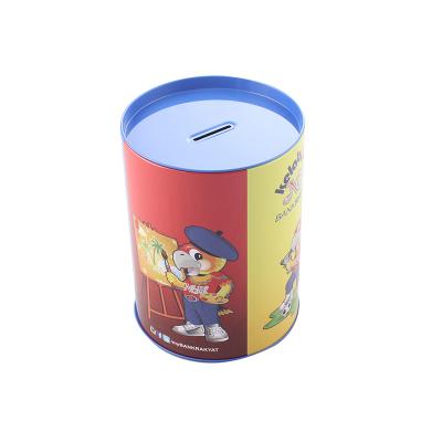 Tin can coin bank for sale