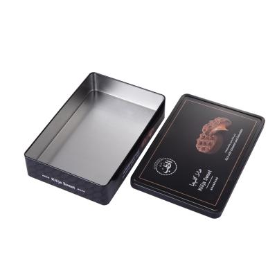 Rectangular cookie tin box