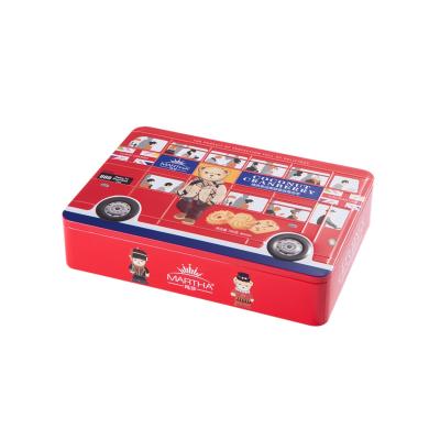 Rectangular candy tin box