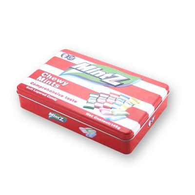 Rectangular food packaging tin box