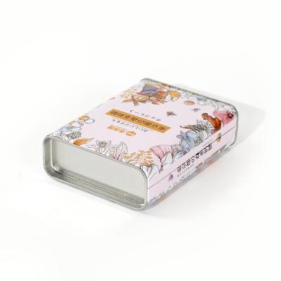 Small rectangular candy tin box