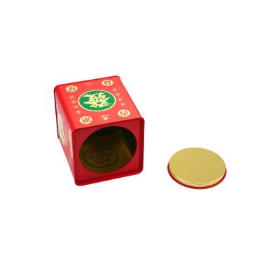 Tall tin box for food packaging